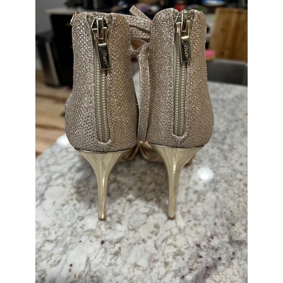 Jewel Badgley Mischka Galen Platform Glitter Evening Shoe - Size 8.5‎ - Picture 5 of 8